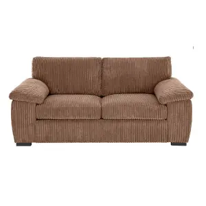 jumbo cord fabric lilly Light Brown Coffee colour 3 and 2 seater sofa