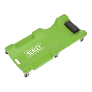 Sealey Composite Creeper with 6 Wheels - Hi-Vis Green SCR80HV