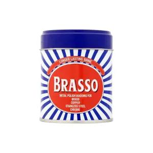 6 x Brasso Metal Polish Wadding 75g For Brass Copper Stainless Steel & Chrome