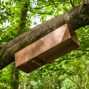 Tawny Owl Nest Box - Plywood - L22 x W20 x H76 cm