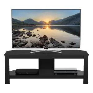 AVF Calibre 1.15m TV Stand, for TVs up to 55" - Black Oak