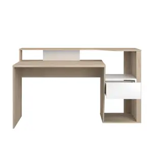 PARISOT PALOMA DESK  OAK WHITE