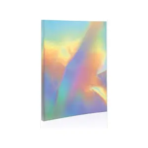 The Design Group Retro Iridescent A5 Notebook Silver (One Size)