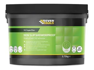 Everbuild NS05 701 Acrylic Non Slip Tile Adhesive 7.5kg EVBNS05