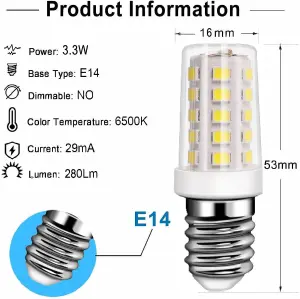 Extrastar 3.3W LED Mini Bulb E14, 6500K