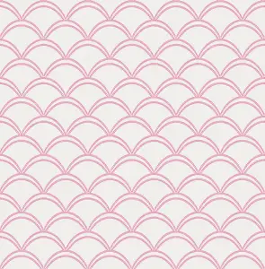 NuWallpaper NUS4909 Deco Wave Peel & Stick Wallpaper, Pink