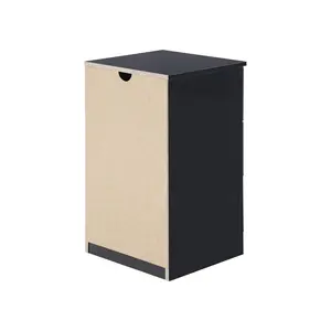 Marquitta 3 Drawer Bedside Table Black