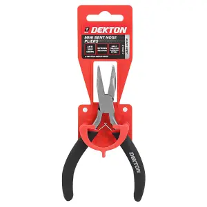 Dekton Mini Carbon Steel Bent Nose Pliers