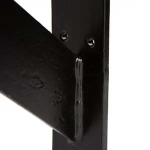 Hammer & Tongs Gallows Style Scaffold Board Shelf Bracket - D240mm - Black - Pack of 4