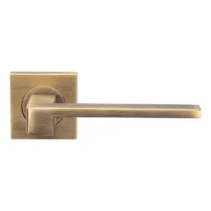 Serozzetta Latch Door Handle (Set of 2) Antique Brass