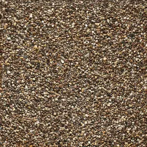 Washed Gravel Bulk Bag 850 kg Horticultural Grits and Sands - Washed 10 mm Quartzite Gravel - L10 x W10 x H8 cm