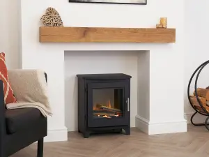 Acantha Austin Electric Stove in Black