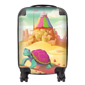 Turtle On A Beach Holiday Suitcase - Small