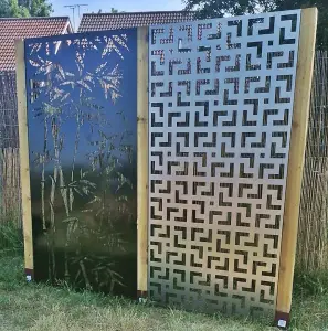 Mosaic Decorative Screen Wall Art  1.8m tall