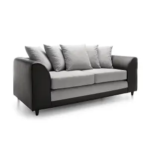 Dylan 3 Seater Sofa in Light Grey