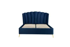 Birlea Lottie Double Ottoman Bed Midnight Blue