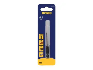 IRWIN HSS Drill Bit Hex Shank Bit 2.0mm