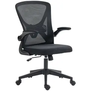 Vinsetto Mesh Office Chair Computer Chair with Lumbar Support, Swivel Wheels