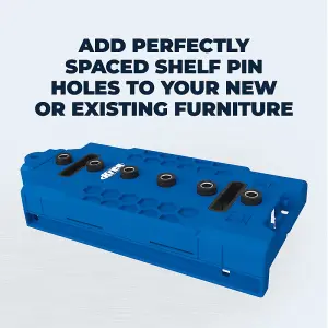 Kreg Shelf Pin Jig 5mm - perfectly spaced shelf pin holes to your projects