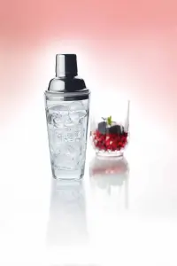 BarCraft 350ml Cut Glass Cocktail Shaker