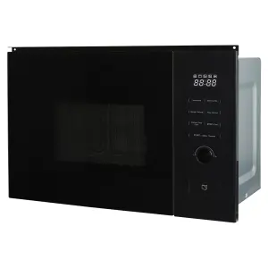 Cookology 800W Built-in Microwave with Grill 20L Integrated Design - TCM20BGL Black