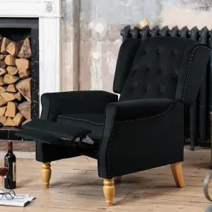 Annapoli Recliner Armchair - Black