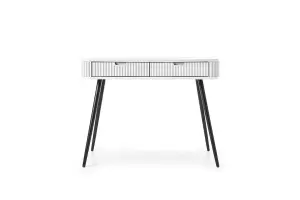 Radiant Zova Desk H800mm W1030mm D490mm in Pristine White - Luminous Productivity Hub