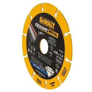 Dewalt DT40252-QZ Extreme Diamond Metal Cutting Blade 125mm X 22.23mm X 1.3mm