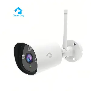 Clever Dog Outdoor Waterproof Camera white