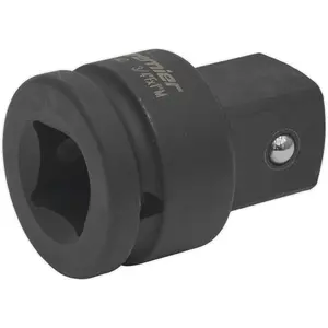 Premium Impact Socket Adaptor - 3/4 Inch Female to 1 Inch Male Drive - Durable Drop Forged Steel