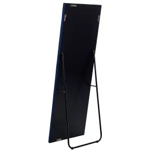 Standing Mirror ANSOUIS Velvet Navy Blue