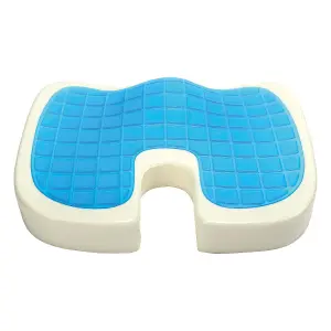 Taylor & Brown Orthopedic Gel Seat Cushion - Memory Foam for Back, Tailbone & Sciatica Relief, Portable for Office, Home & Car