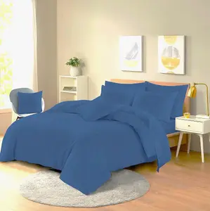 Easy Care Poly-cotton Plain Dyed Duvet Cover Set