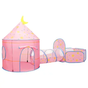 Berkfield Children Play Tent with 250 Balls Pink 301x120x128 cm