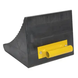 Sealey Heavy-Duty Rubber Wheel Chock - Single WC12