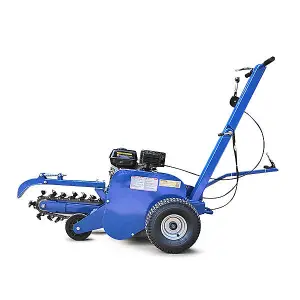 Hyundai 210cc 7hp Petrol Trencher, Recoil Start, 450mm Depth  HYTR70