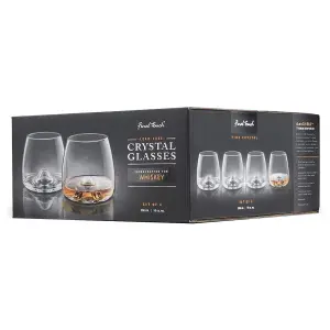 Original Products Final Touch Durashield Lead-free Crystal Whisky Glasses 300ml Set of 4