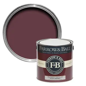 Farrow & Ball Estate Preference red Eggshell Metal & wood paint, 2.5L