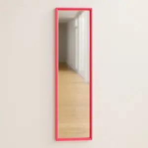 Overdoor Full Length Mirror Pink