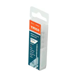 Timco - Ground Jobber Drills - HSS M2 (Size 2.5mm - 10 Pieces)