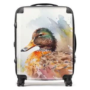 Mallard Watercolour Suitcase - Large