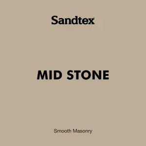 Sandtex Ultra smooth Mid stone Masonry paint, 10L