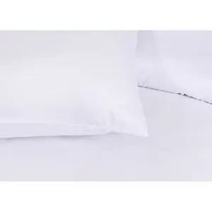 My Home Store Fridi Microfiber Reversible Duvet Cover Set Easy Care Non Iron Bedding Sets White / Single Duvet Cover + 1 Standard Pillowcase