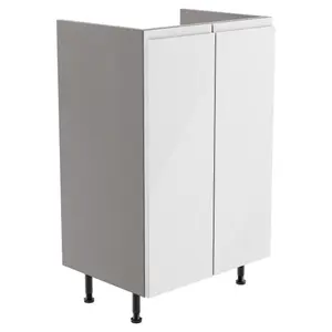 Westport Gloss White Modern Freestanding Base unit (W)495mm (H)820mm