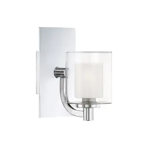 Elstead Quoizel Kolt Wall Lamp Polished Chrome, IP44