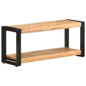 Berkfield TV Cabinet 90x30x40 cm Solid Acacia Wood