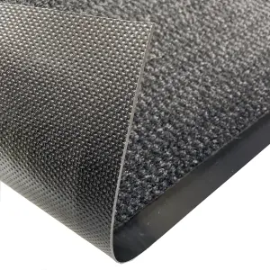 GoodHome Boykins Dark grey Barrier mat, 40cm x 60cm