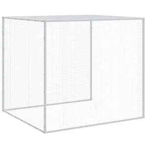 Chicken Cage with Roof Anthracite 803x98x90 cm Galvanised Steel