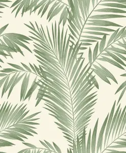 Arthouse Tropical Palm Green Wallpaper