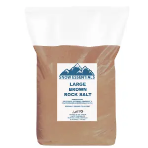 X-Large Brown Deicing Rock Salt Grit For Snow & Ice Removal by Laeto Snow Essentials - FREE DELIVERY INCLUDED